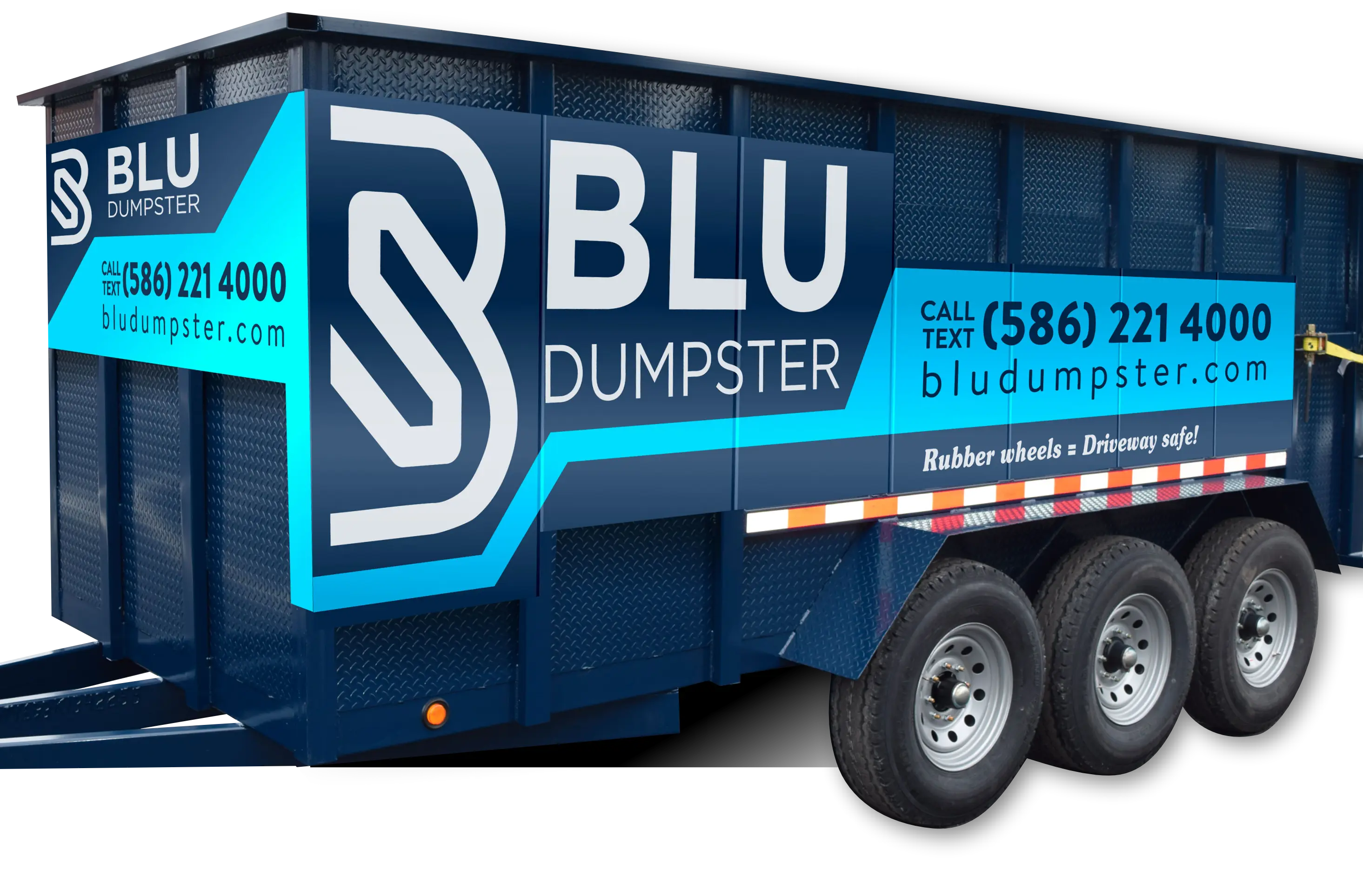BLU Dumpster Rentals' Dumpster