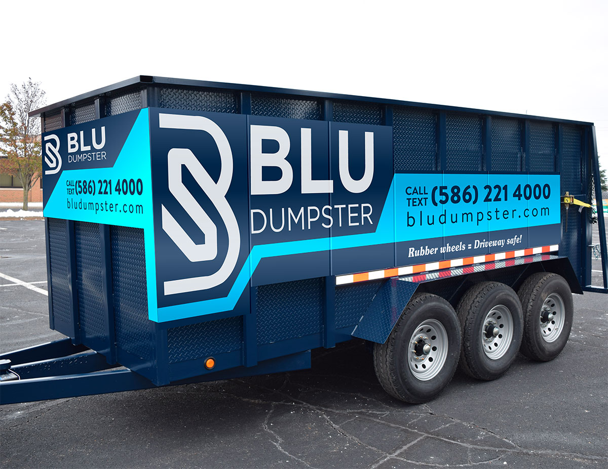 Dumpster Rental Utica - Rubber Wheel Dumpsters